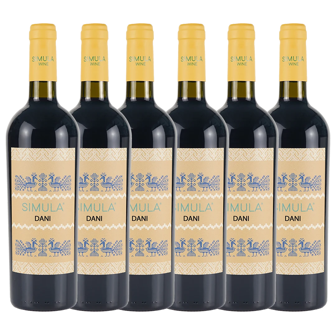 Simula Wine - Dani - Vino Rosso - 6 Bottiglie